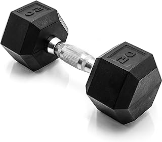 CAP Barbell Coated Hex Dumbbell Weight - Single | 10-120 lbs | Multiple Options