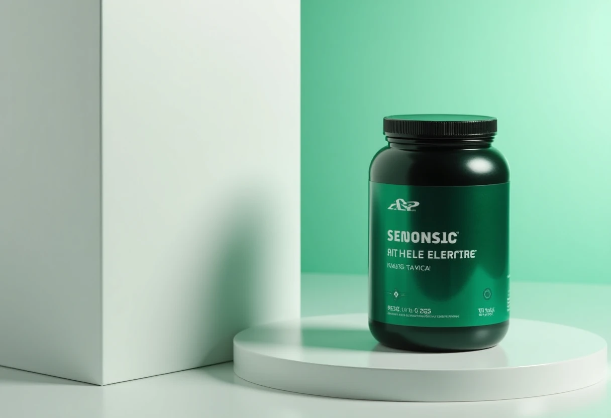Suplemento premium en gimnasio