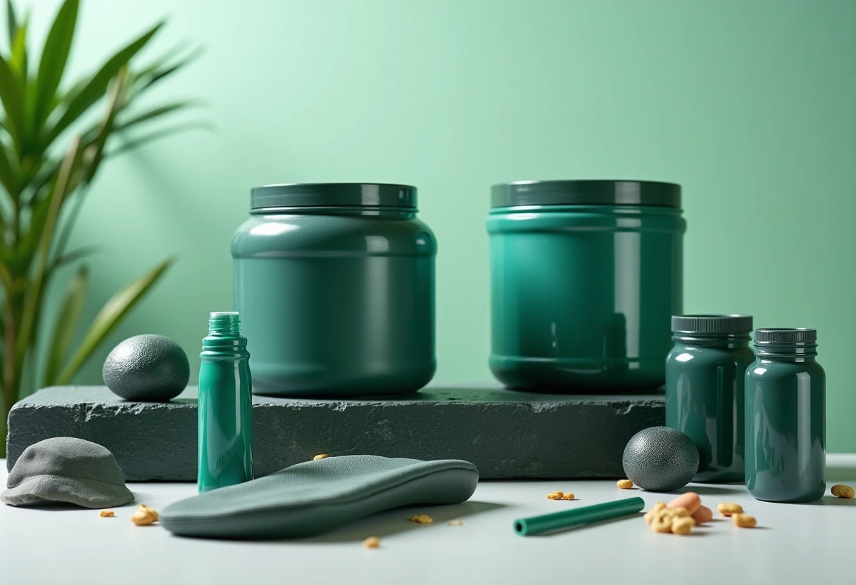Top fitness supplements on display